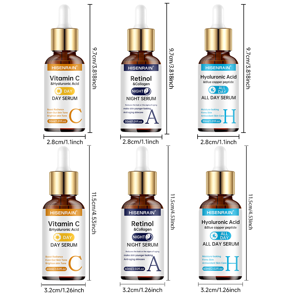 HISENRAIN Vitamin C + Retinol  - The Ordinary Serum Hyaluronic Acid recension och pris