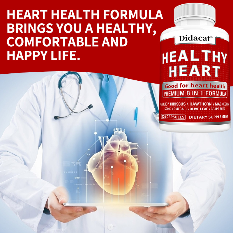 Heart Health Capsules with CoQ - Health Wellness Day recension och pris