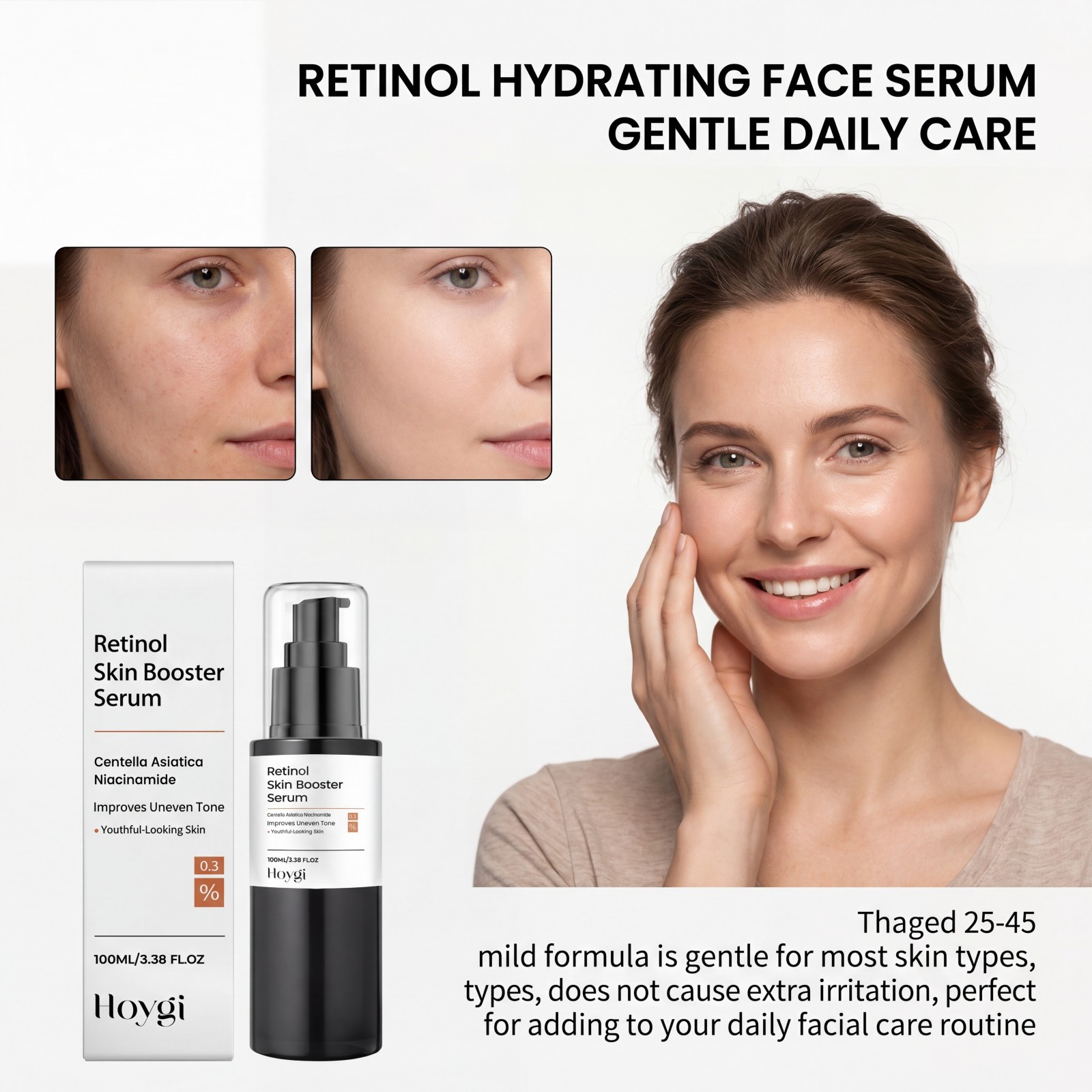 100ml Retinol Skin Booster Ser - The Ordinary Serum Hyaluronic Acid recension och pris