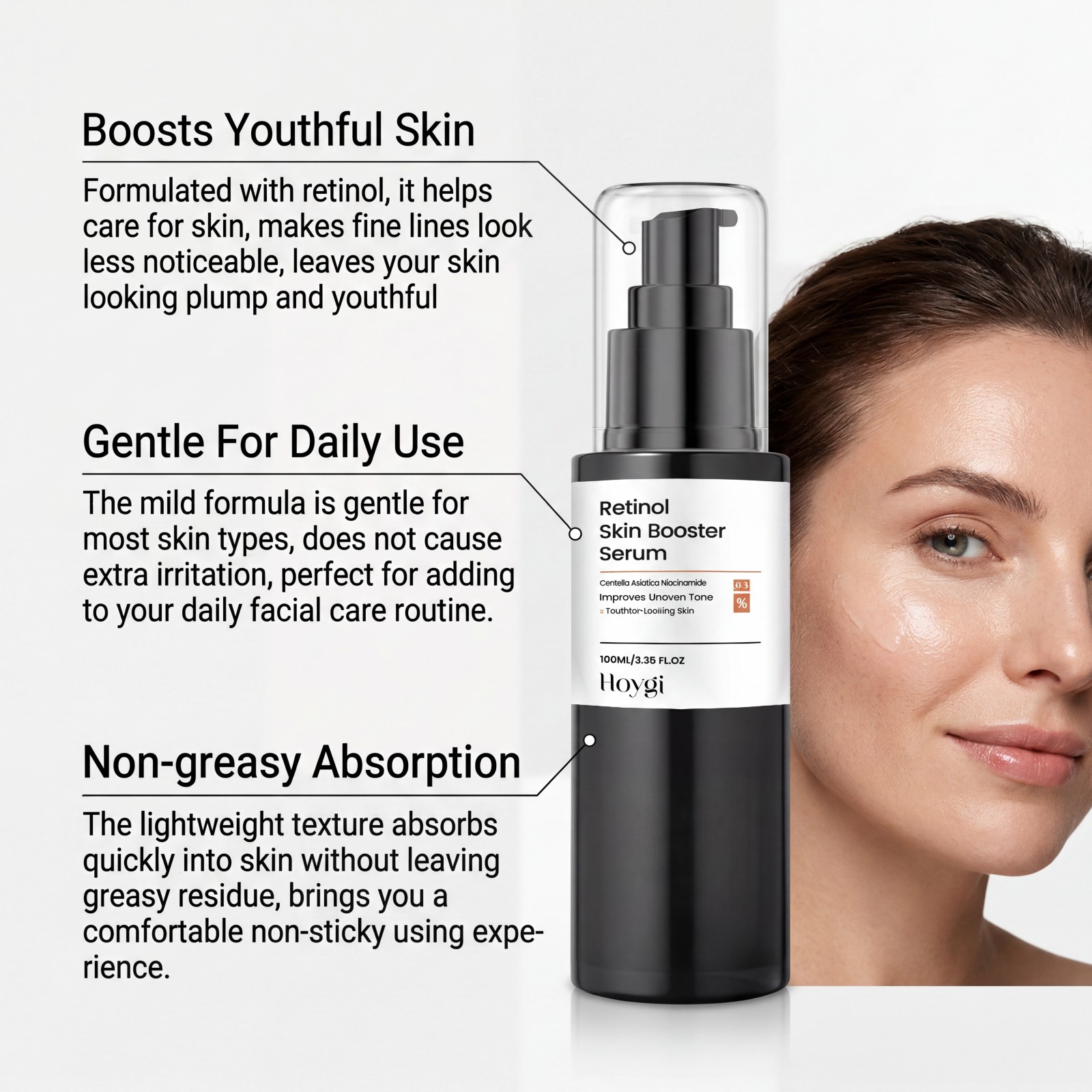 100ml Retinol Skin Booster Ser - The Ordinary Serum Hyaluronic Acid recension och pris