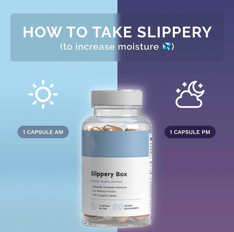 Slippery Box - 60 Capsules for - Health Wellness Day recension och pris