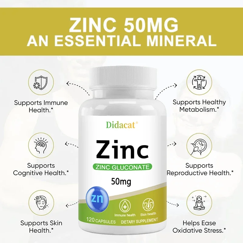 Zinc 50 Mg - with Zinc Glucona - Health Wellness Day recension och pris