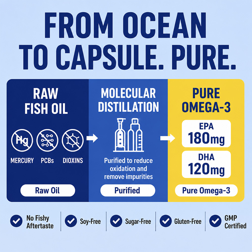 Deep Sea Omega 3 Fish Oil Soft - Health Wellness Day recension och pris